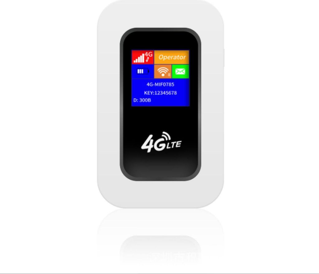 ZELURXX 4G LTE Mobiler WLAN Router, Tragbarer Hotspot, 150Mbps Mini WiFi Router