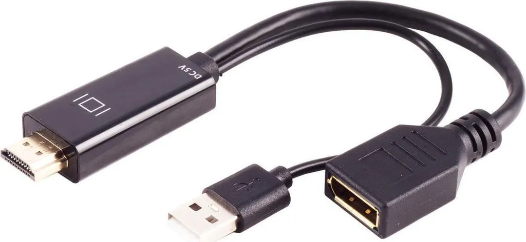 Adaptateur HDMI DisplayPort 4K60Hz pour corriger l'incompatibilité