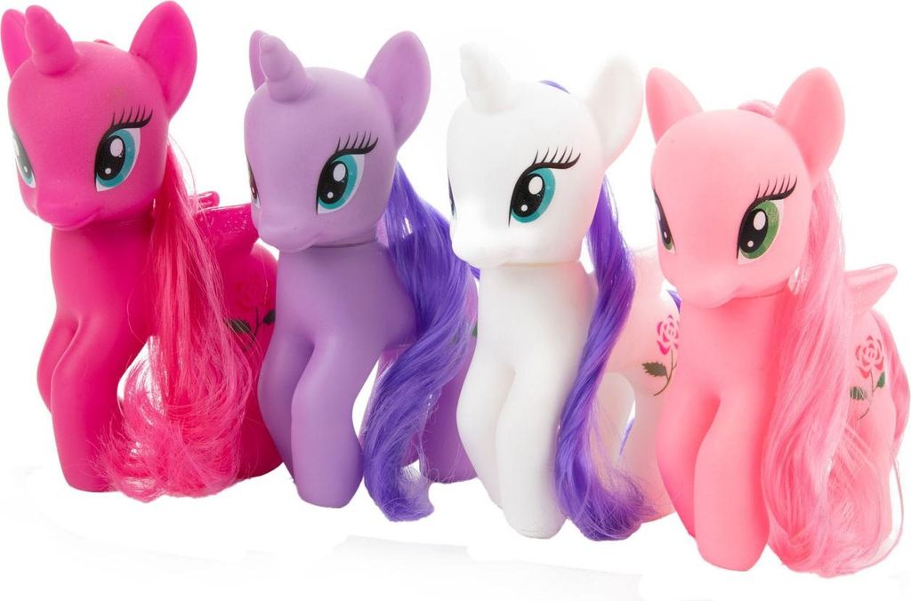 Toi-Toys - DREAM HORSE Set Fantasiepferde -Einhorn- (4 Stück)