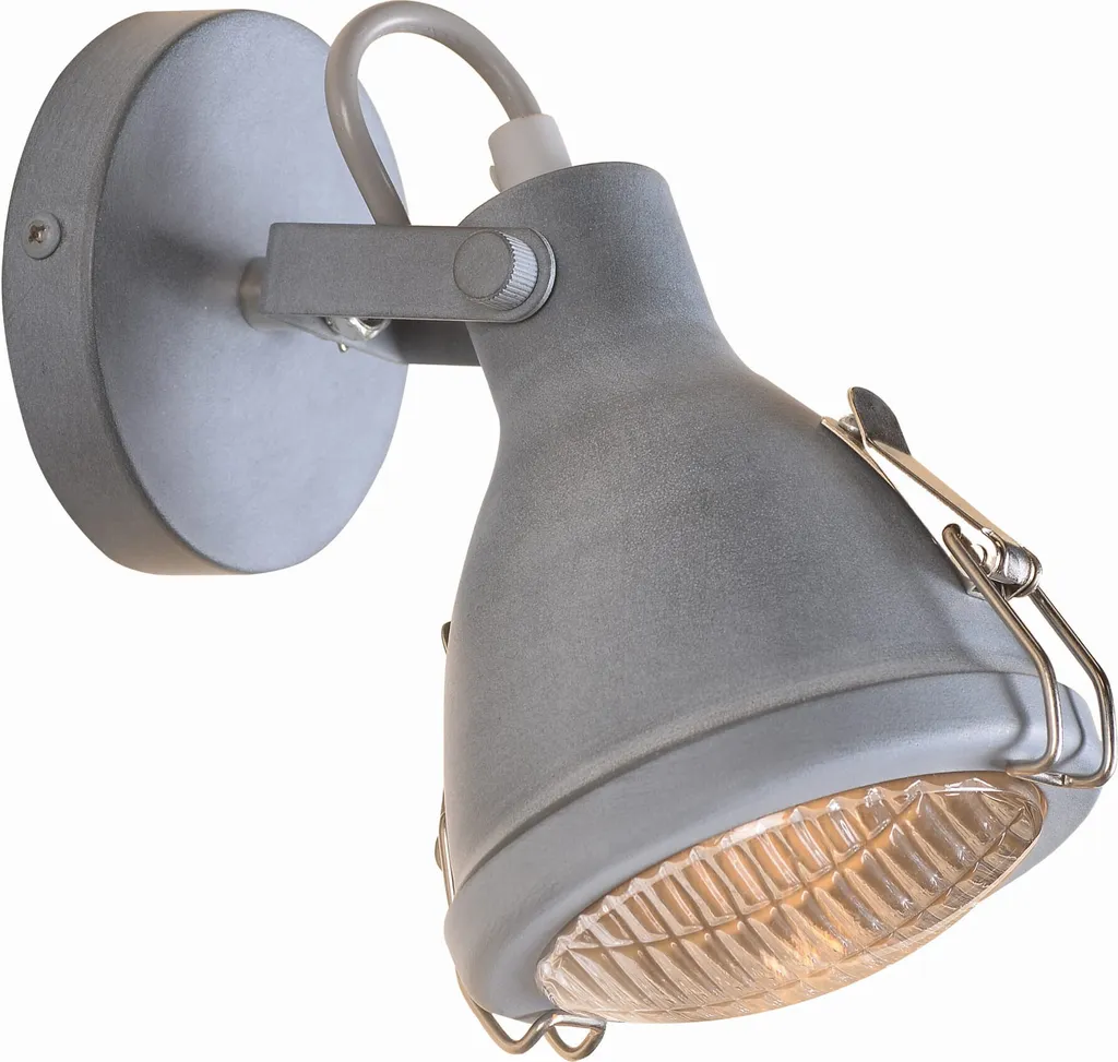 Éclairage mural de chambre ou salon CRODO gris chrome E14 Candellux