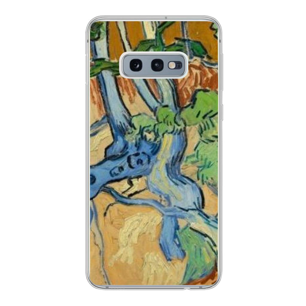MuchoWow Handyhülle Schutzhülle Hülle für Samsung Galaxy S10e Baumwurzeln - Vincent van Gogh Silikon Softcase Handy Hülle - Handy