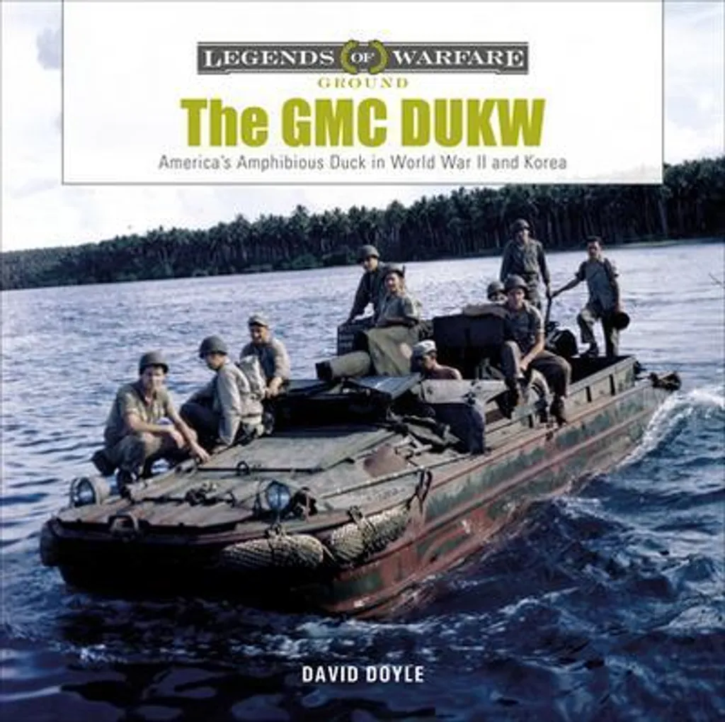 GMC DUKW Véhicule Amphibie Miniature avec Coque Détaillée et 6 Roues