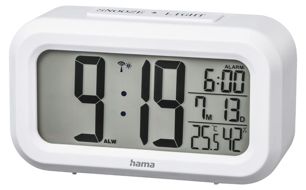 Hama Funkwecker RC 660, Weiß Produktbild 