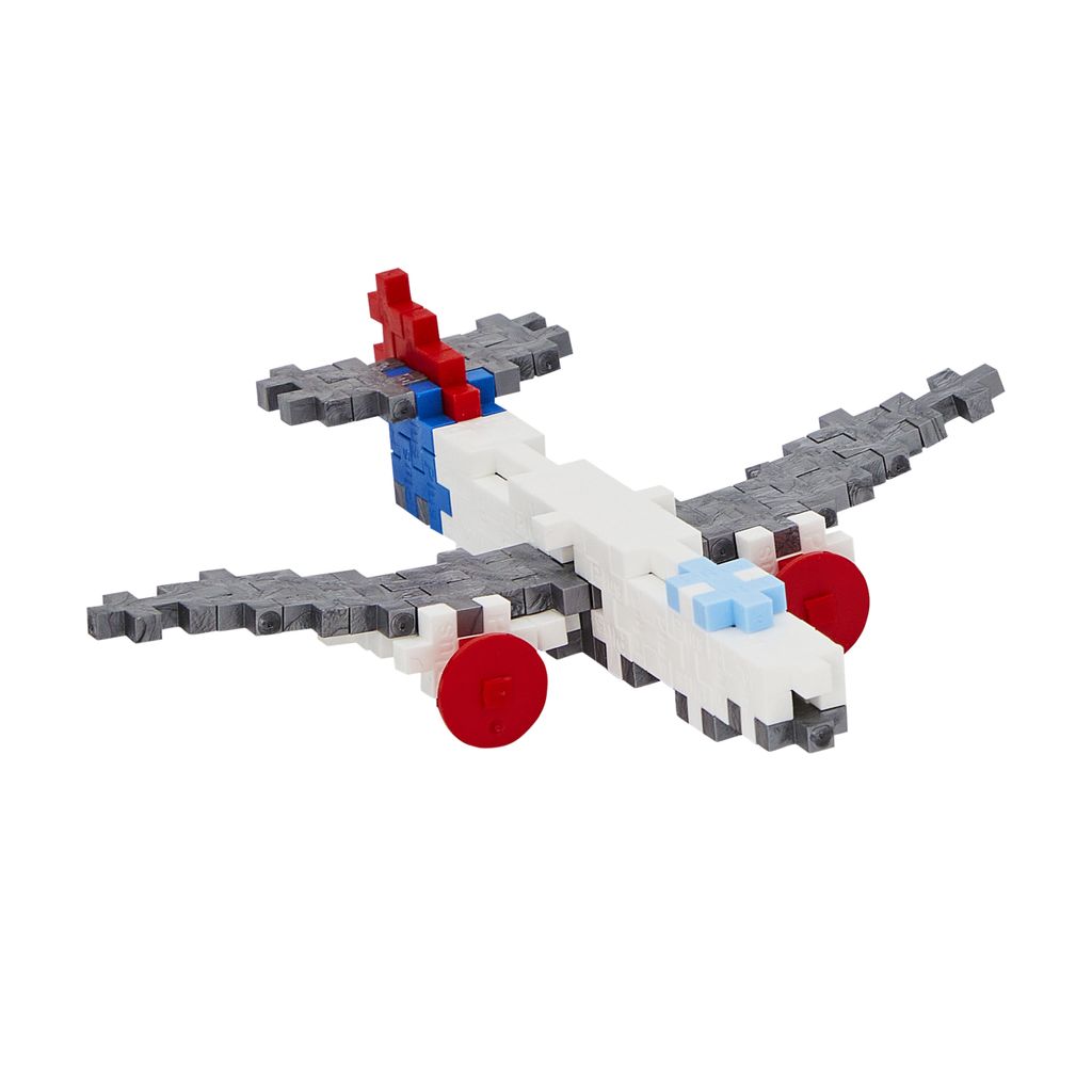 Plus-Plus Jeu de construction de tubes d'avion - 100pcs. Image du produit 