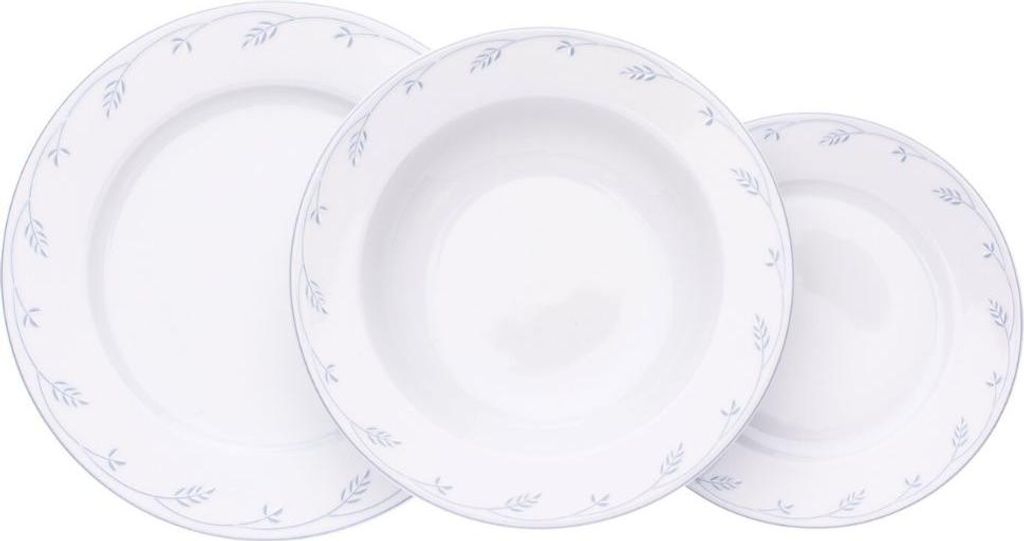 Karlovy Vary Porzellan, Teller Thun Opal, Scheite, 18 Stück