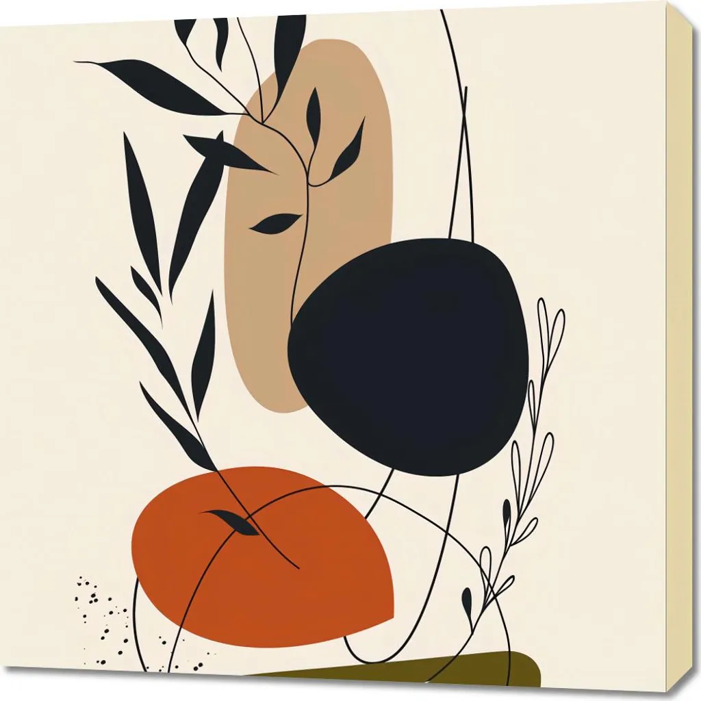 Corteo della Natura Quadro 70x70 cm - Decorazione Parete Luxury Design