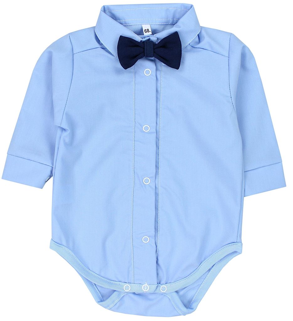 TupTam Jungen Baby Hemd-Body Langarm mit Kragen, Farbe: Produktbild 