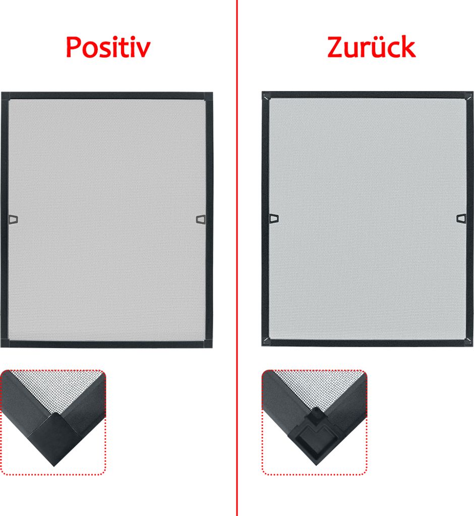 UISEBRT Fliegengitter Fenster 120 X 140cm Insektenschutz Produktbild 7