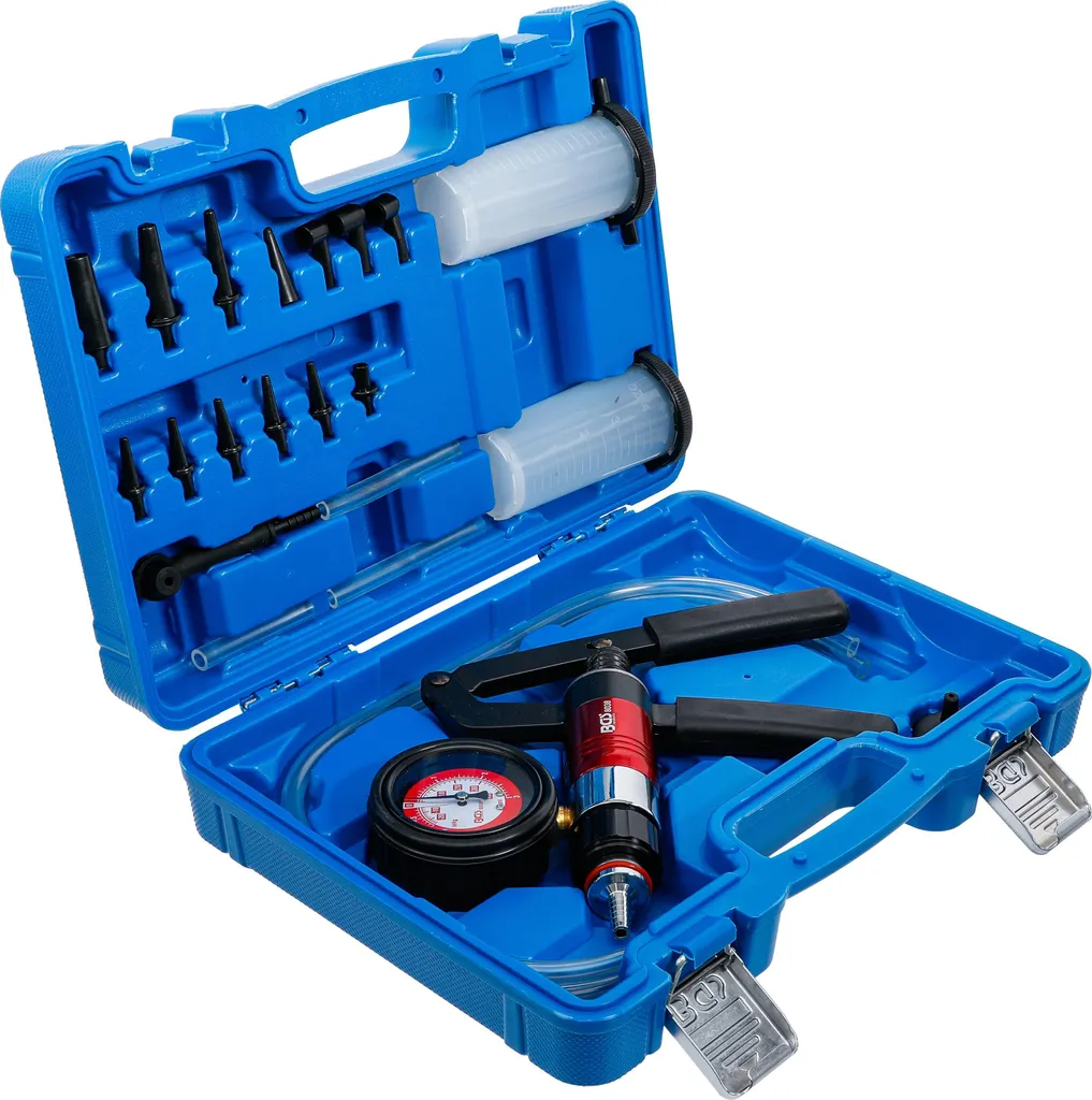 Testeur de dépression et pression BGS 8038 avec manomètre et accessoires