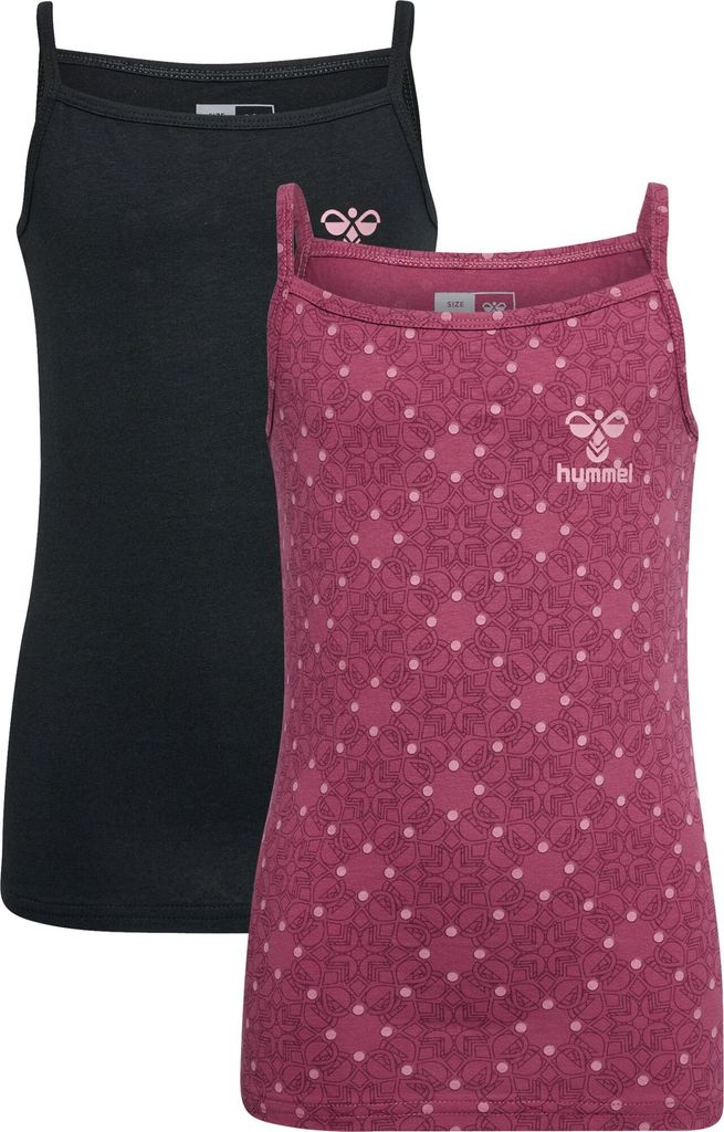 hummel hmlCAROLINA STRAP TOP 2-PACK - EARTH RED - 110/116 Produktbild 