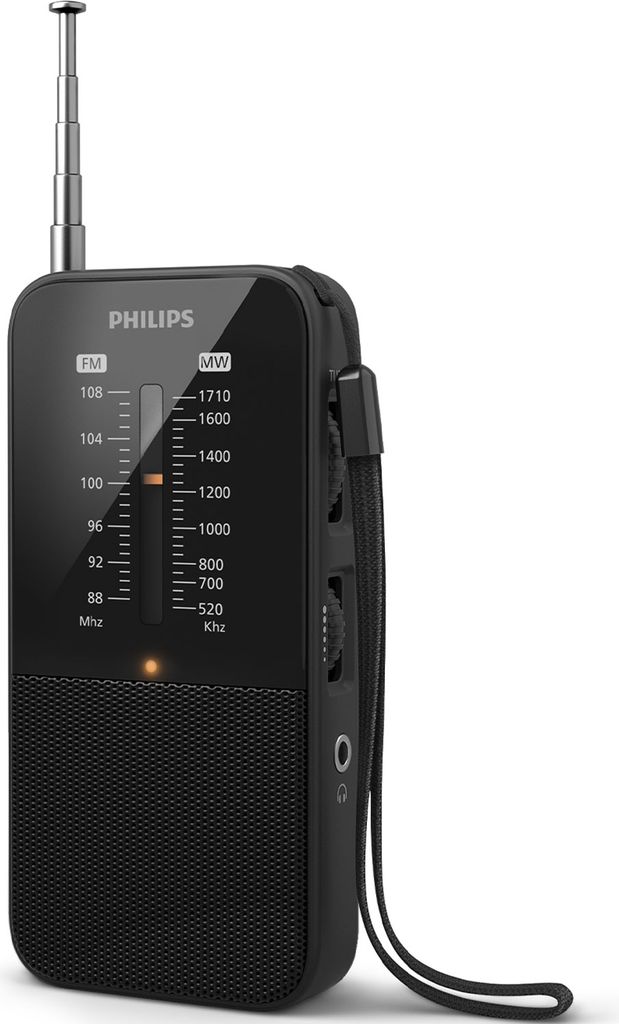 Przenośne radio analogowe Philips TAR1509/00 czarne Zdjęcie produktu 