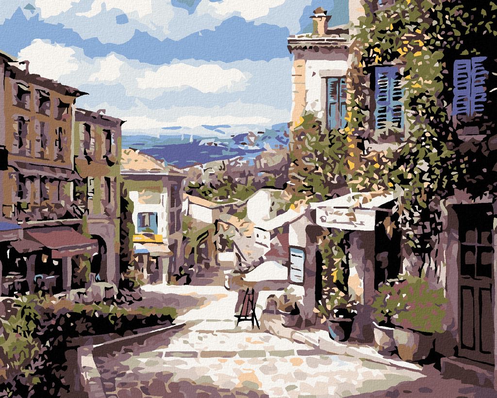 Zuty - Malen nach Zahlen - EIN STÜCKCHEN BIS ZUM MEER, 40x50 cm, ohne Keilrahmen