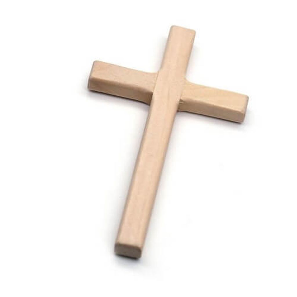 Croce di legno 12cm leggera Immagine del prodotto 