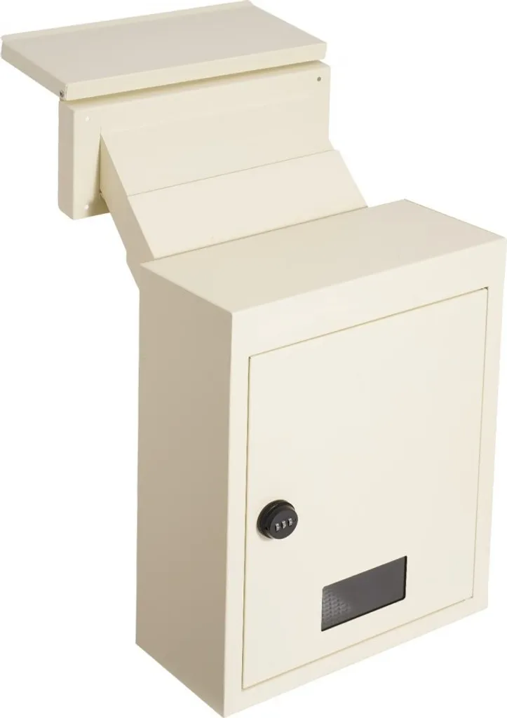 Boîte aux lettres de sécurité murale encastrable coloris beige sable