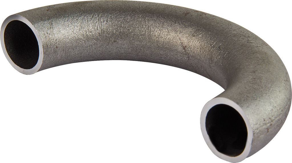 Schweissbogen 1 1/4 Zoll 42,4mm 180° lang DN32 Rohrbogen schwarz