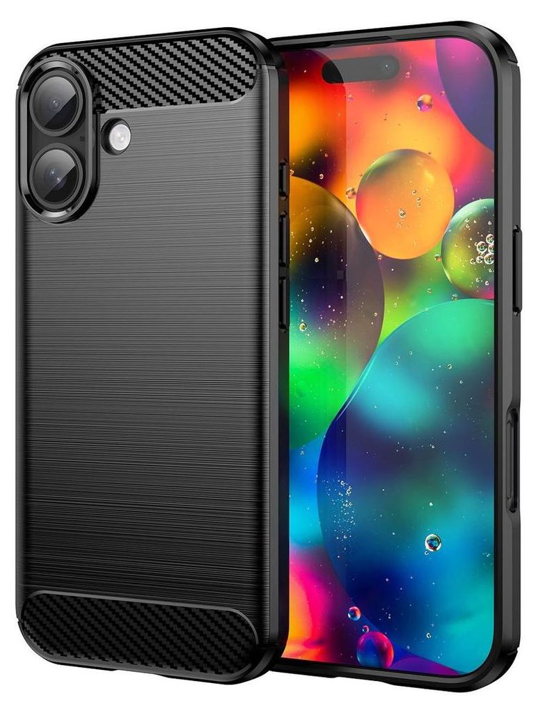König Design Hülle kompatibel mit Kunststoff Soft Handyhülle - Handy Case Schwarz