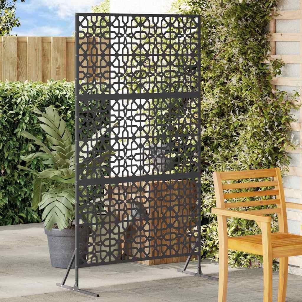 Maison Exclusive - Sichtschutz Schwarz 100 x 50 x 180 cm Stahl
