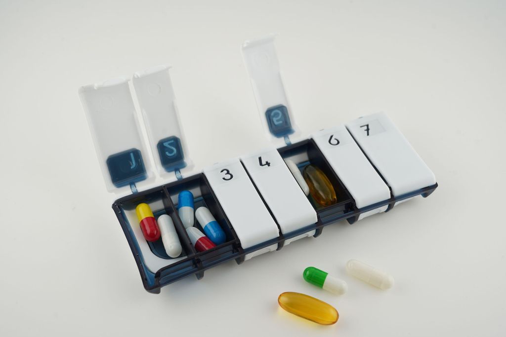 Kleine Pillenbox 7 Tage | Kompakter Wochendosierer für Produktbild 
