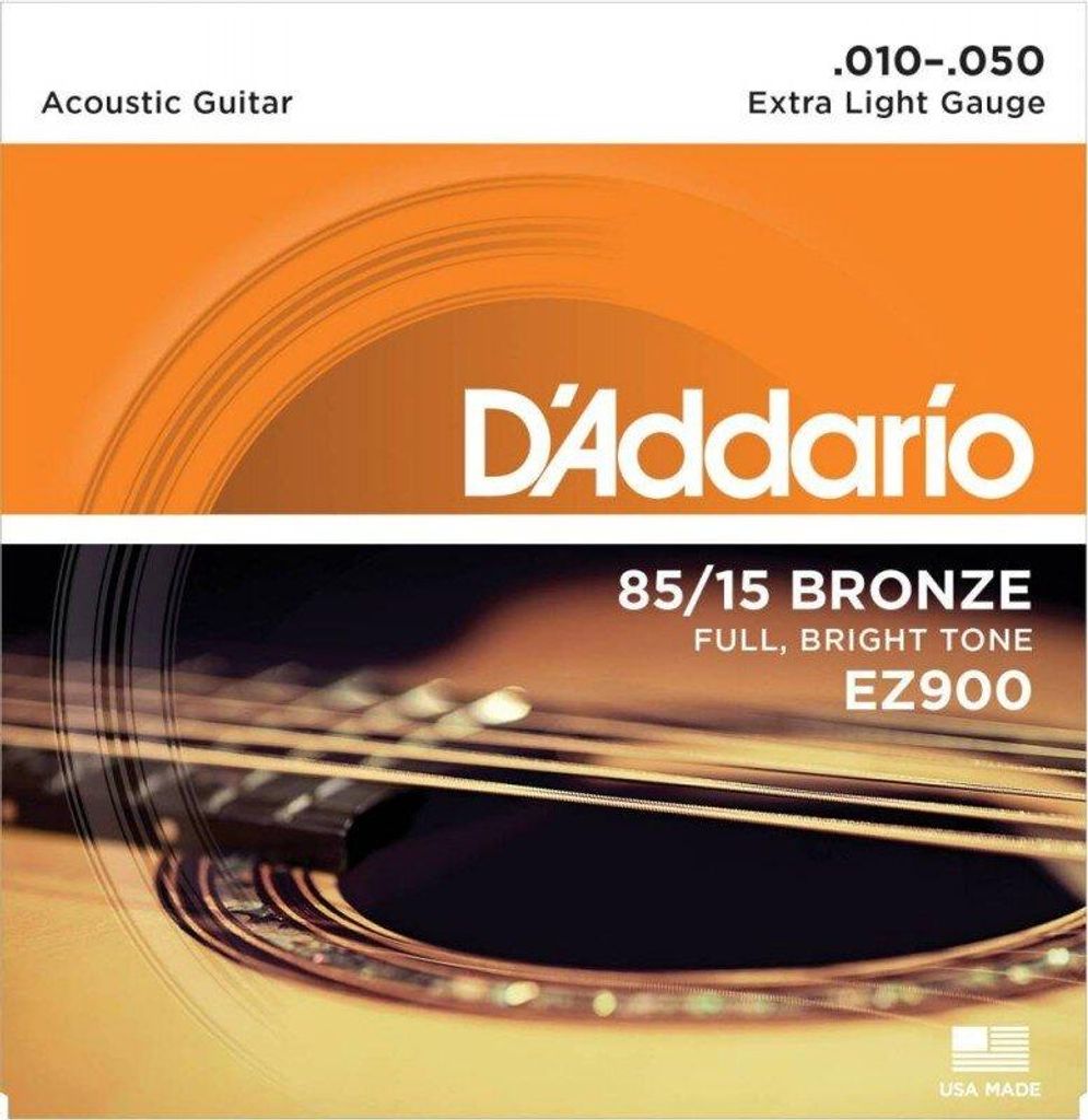 D'Addario EZ900 American Bronze - extra light (010-050)