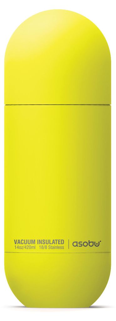 Asobu Orb, 430 ml, Denné používanie, Žltá, Nerezová oceľ, Obrázok produktu 