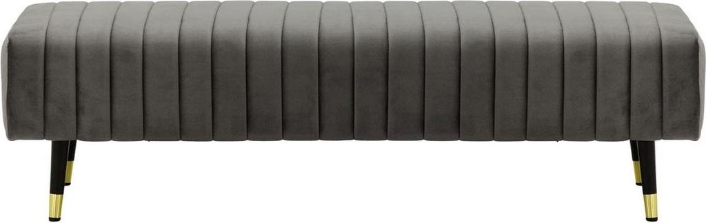 Polsterhocker mit Ziernähten Slender-Velluto 19