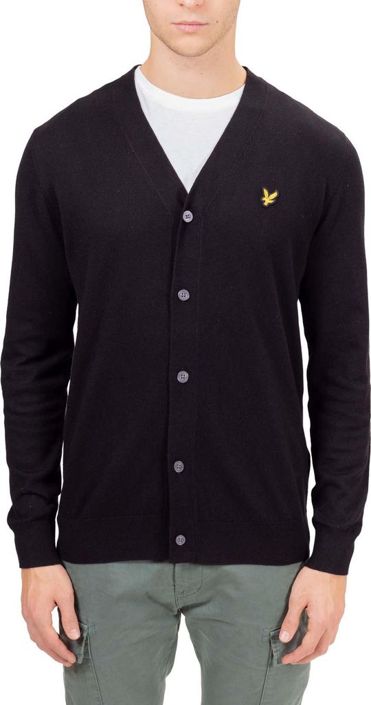 LYLE & SCOTT - Herren Strickjacke aus Wolle - Größe M
