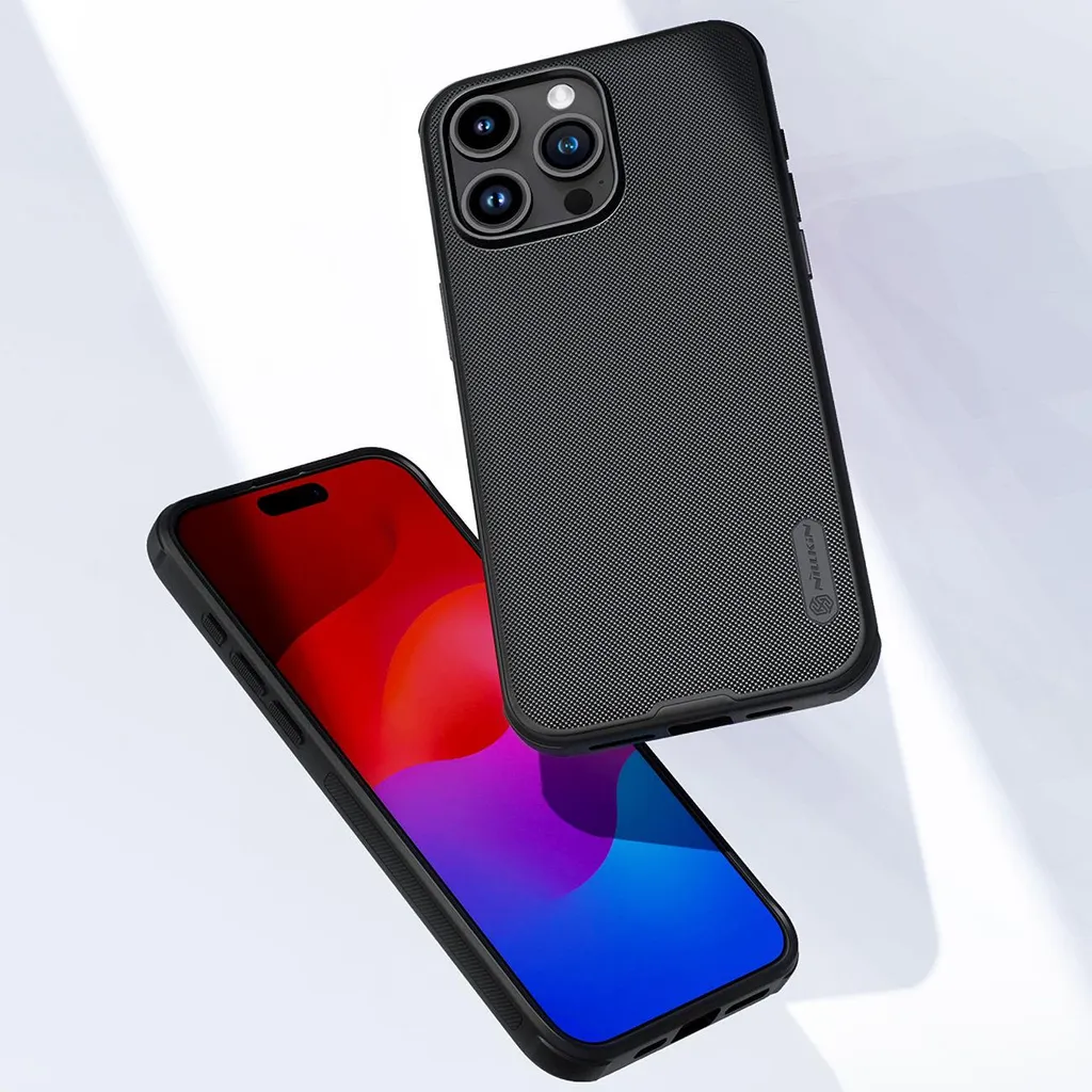 Custodia Nillkin iPhone 15 Pro Nero - Design Professionale e Sicuro - 8
