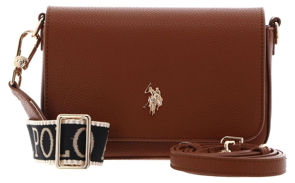 U.S. POLO ASSN. Umhängetasche Mansion Flap Crossbody Bag Tan hellbraun