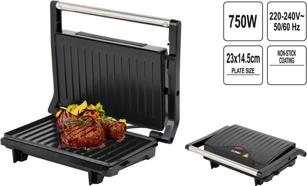 Offerta LUND 67526 Sandwichmaker 750W - Potenza e Croccantezza