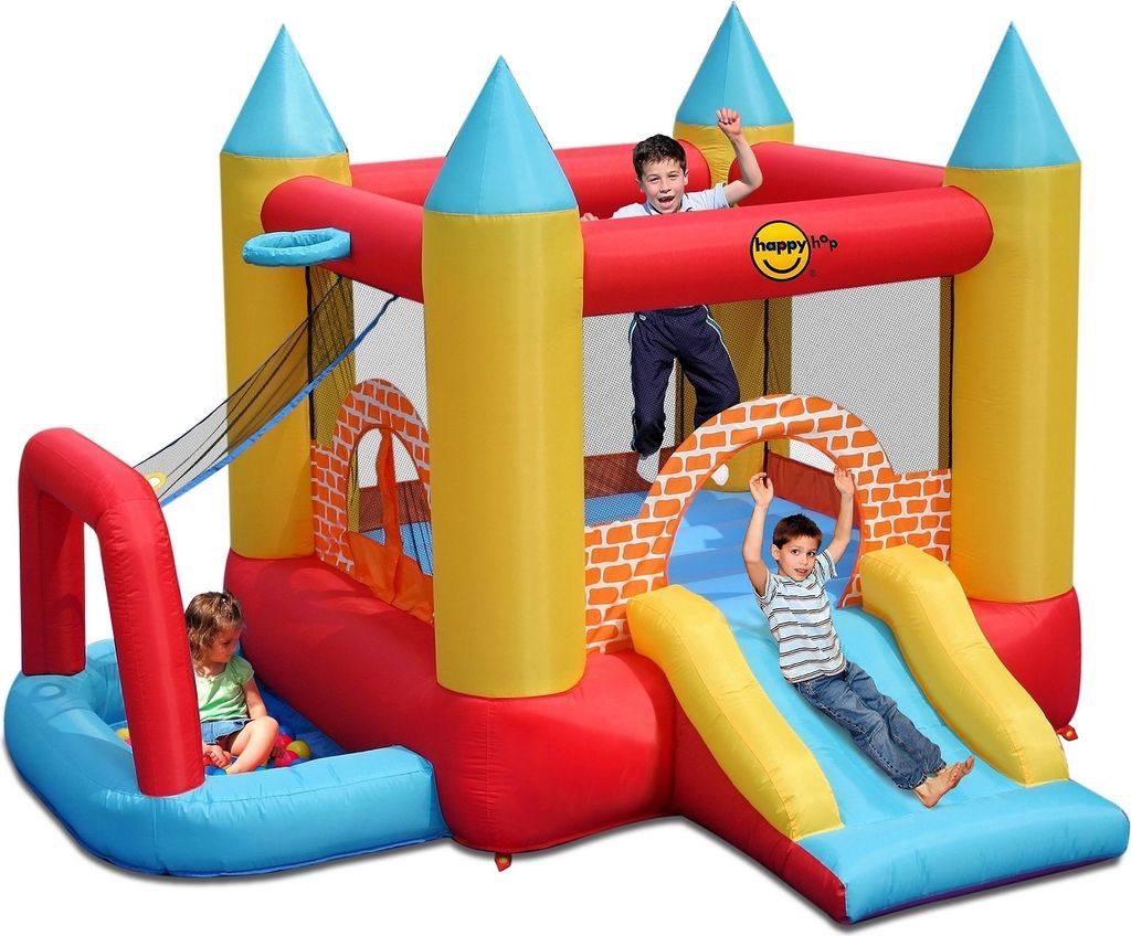 Happy Hop skákací hrad Play centrum 4 v 1 s míčky Happy Hop Obrázek produktu 