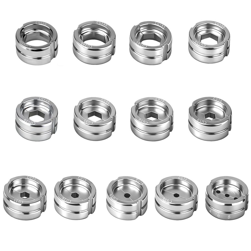 13 Stück Pressbacke mit 15 Austauschbaren Backen 4-300mm², Produktbild 