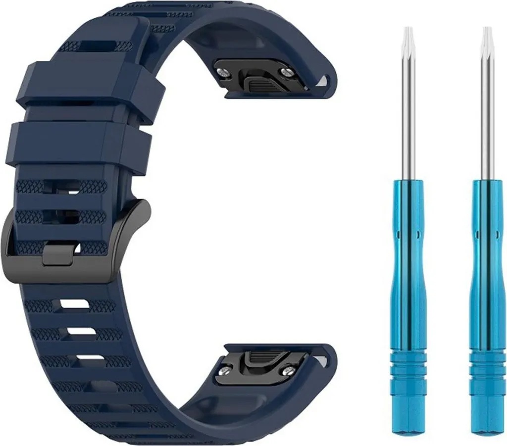 Bracelet FIXED Silicone Bleu 22 mm QuickFit : Dites Adieu aux Irritations - 3