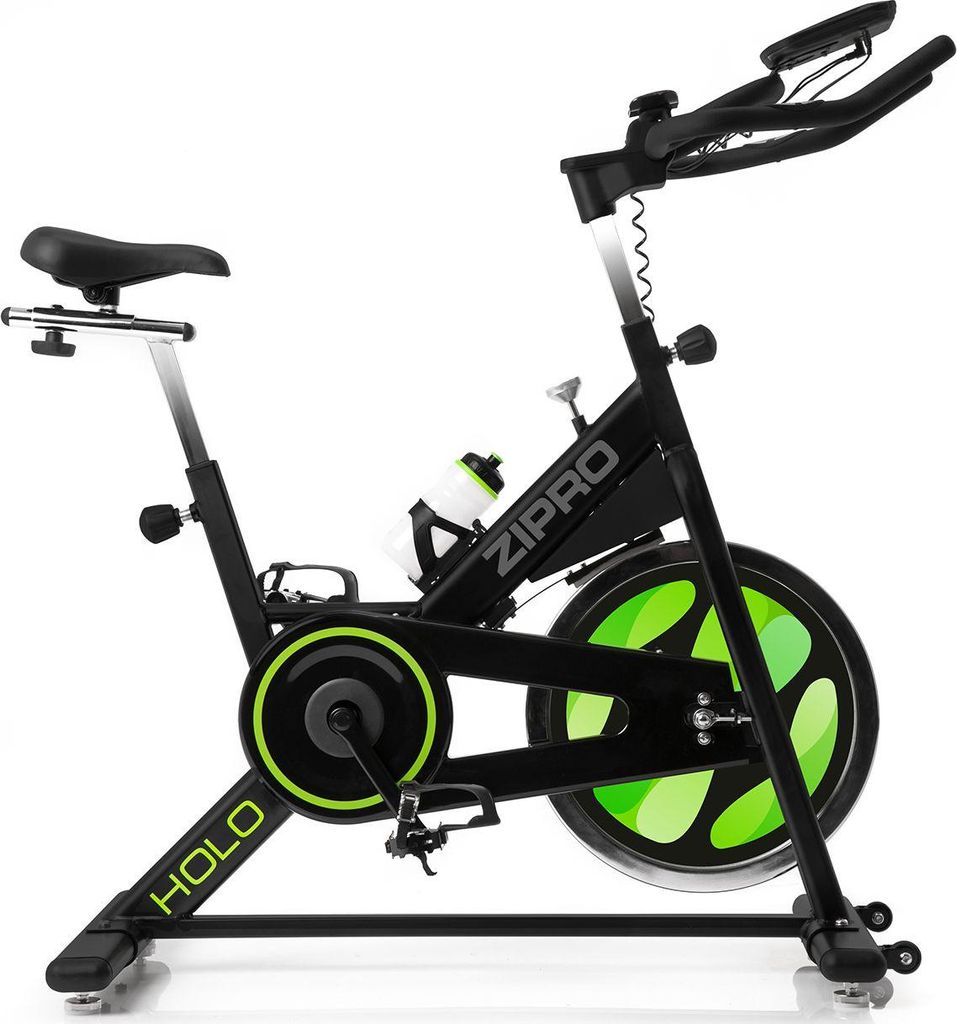 Zipro Holo 2 Heimtrainer Fahrrad – Speedbike für Zuhause Leiser Riemenantrieb Profi Heimtrainer mit LCD Computer Pulsmessung Ergometer