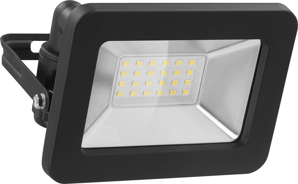Goobay LED-Außenstrahler, 20 W - mit 1700 lm, neutralweißem Licht (4000 K) und M16-Kabelverschraubung, für den Außeneinsatz geeignet (IP65)