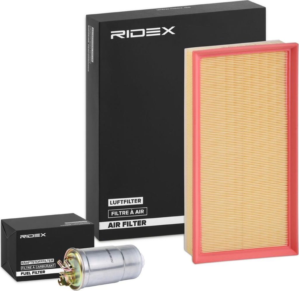 RIDEX Filterset Inspektionspaket Filtersatz für VW Golf IV Schrägheck (1J1) Golf IV Variant (1J5) Passat Limousine (3C2) Bora Limousine (1J2)
