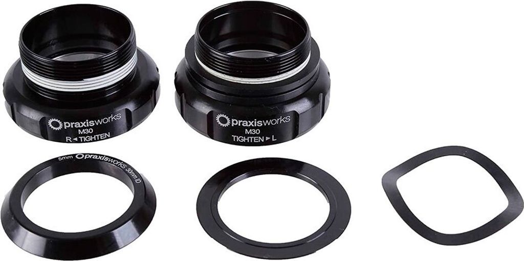 Praxis M30 Bsa Threaded Lagerschalen Schwarz 68/73 mm Produktbild 1
