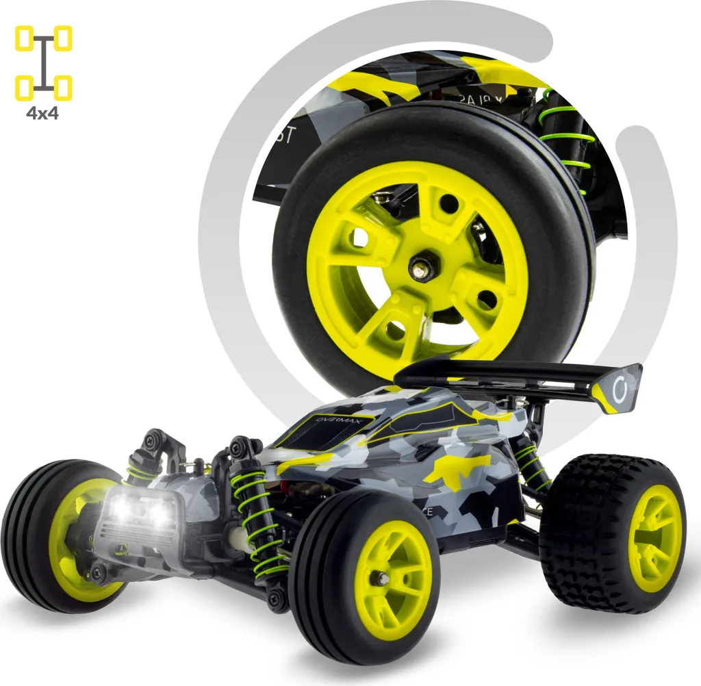 Voiture Télécommandée Tout-Terrain RC Buggy Rapide 45km/h Overmax X-Pace - 2