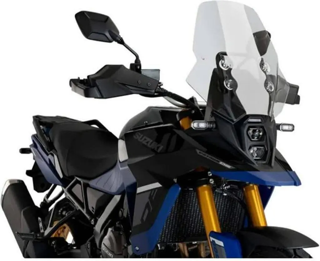 Réduire le Vent sur Suzuki V-Strom 800 DE avec la Bulle PUIG 21652W CL