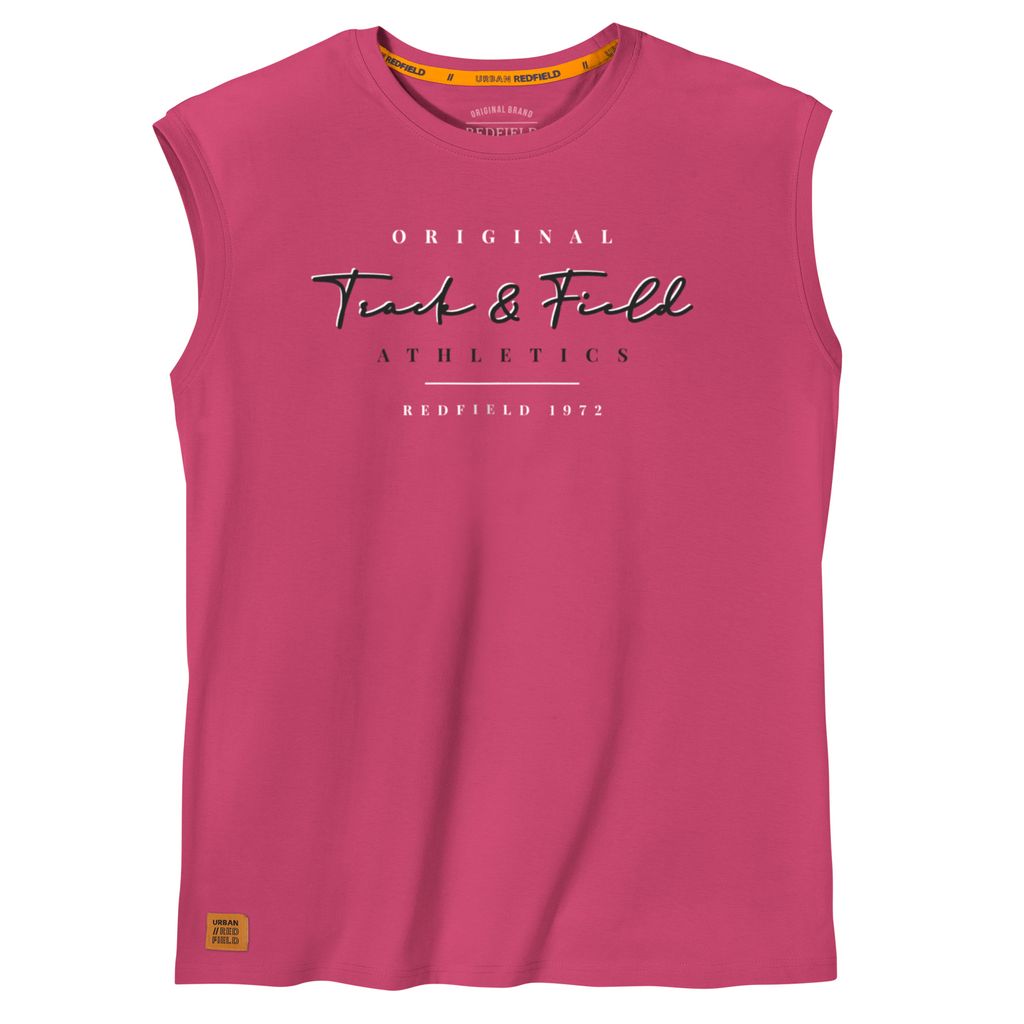 Redfield XXL Muskelshirt fuchsia cooler Print