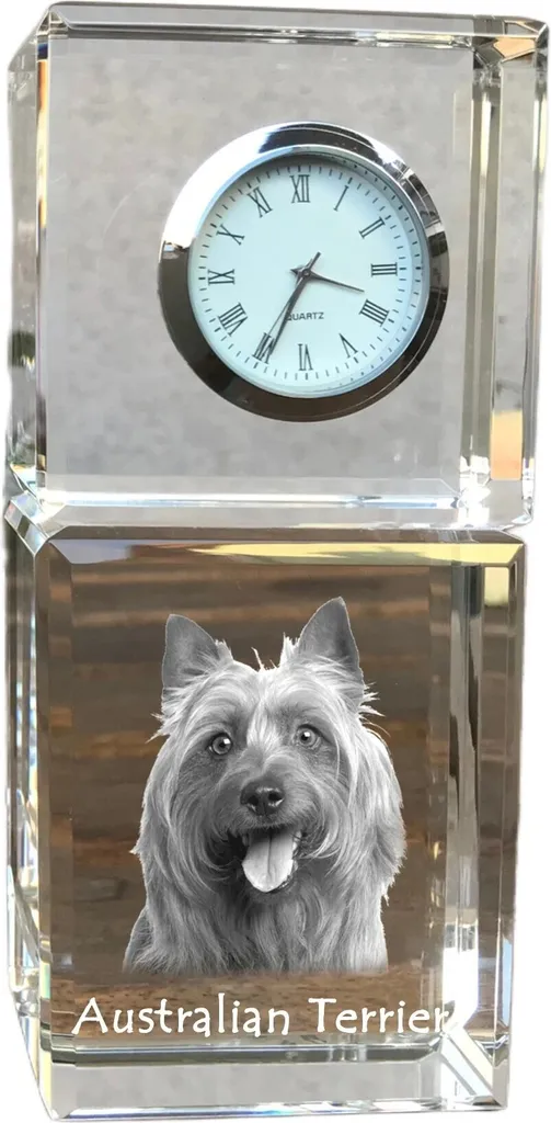 Acquista Orologio Cristallo Art-Dog Terrier Australiano Personalizzato