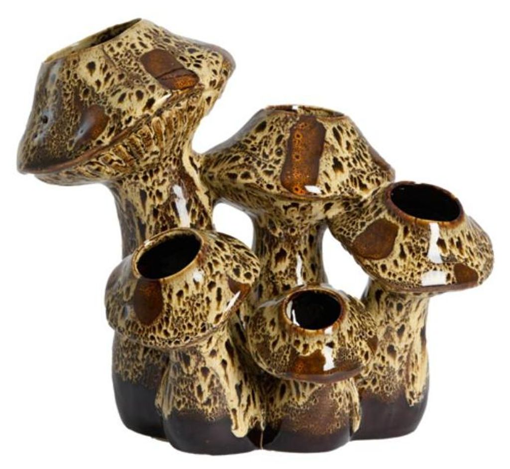 Light & Living - Vase MUSHROOM - Blau - 31.5x20.5x27.5 cm