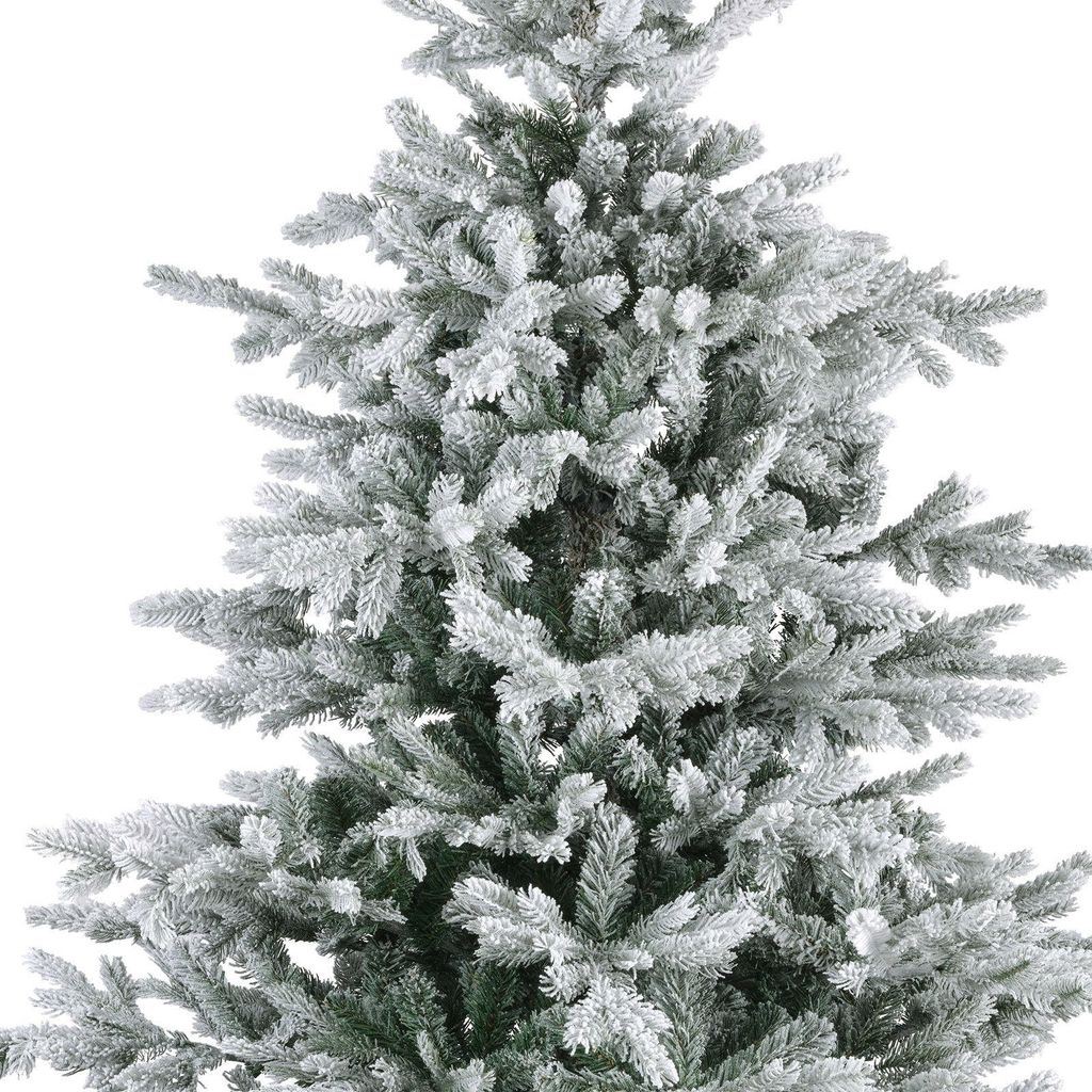 Everlands Knstlicher Weihnachtsbaum Grandis Fir beschneit