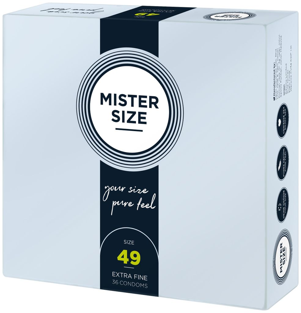 MISTER.SIZE 49 mm kondómy 36 kusov Obrázok produktu 