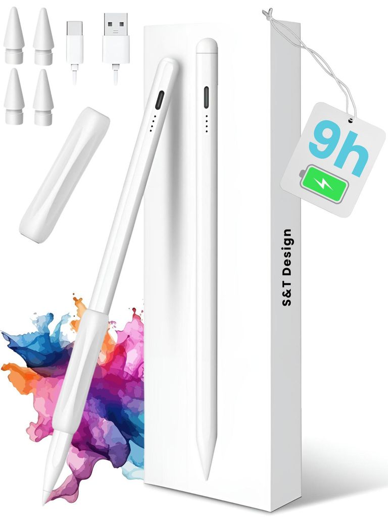 Apple Pencil Stift für iPad USB-C (2018-2026) Schnellladen Produktbild 
