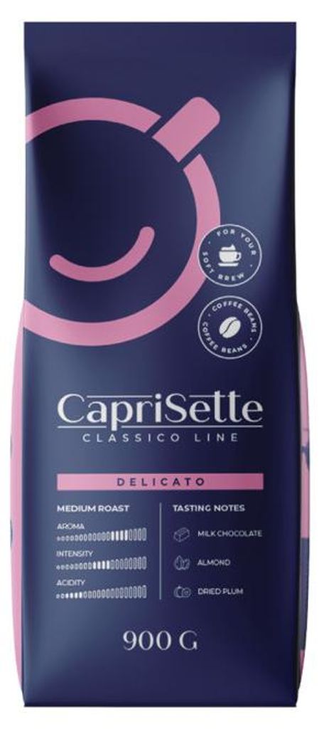 Kaffeebohnen Caprisette Classico Delicato, 900 g