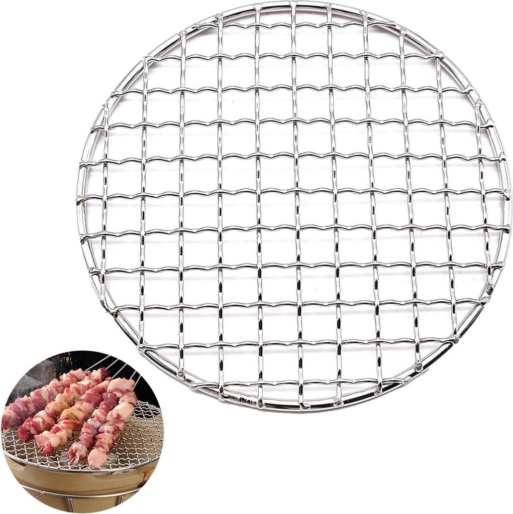 Grillrost Rund Edelstahl Grillnetz 15 cm Durchmesser Rund Produktbild 