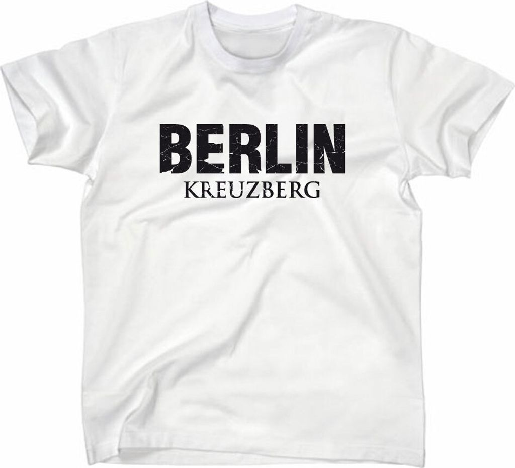 Styletex23 T-Shirt Berlin Kreuzberg, weiss, XXL