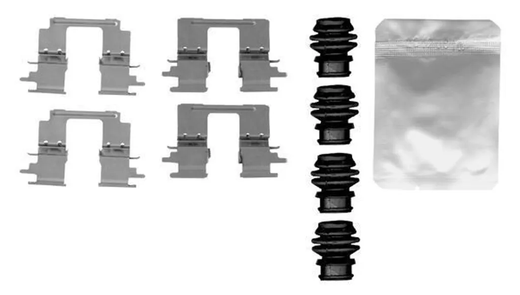 BOSCH 1 987 474 766 Kit di accessori per pastiglie freno a disco posteriori adatto per PEUGEOT 4008 SUV per CITROËN C4 AIRCROSS per MAZDA 6 Estate (GJ, GL)