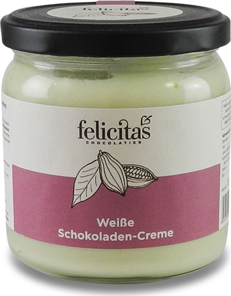 Weiße Schokoladen-Creme von der Confiserie Felicitas (400 Produktbild 