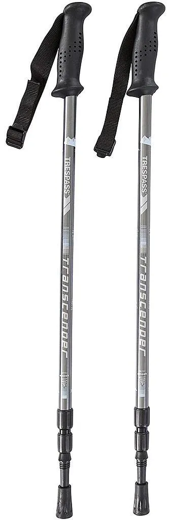 Bâtons de randonnée télescopiques Trespass Transduo Graphite 2 pans - 3